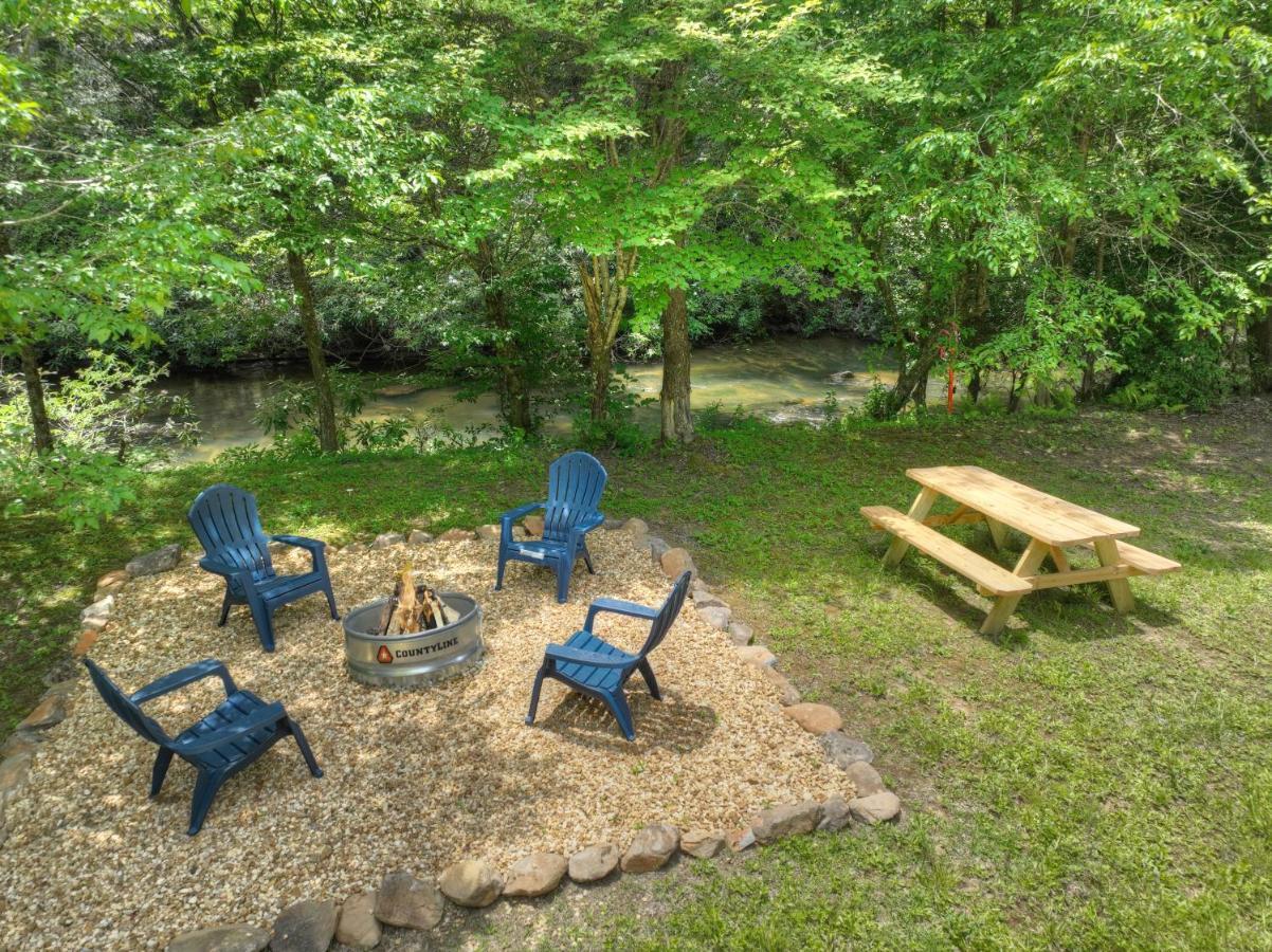 The Chariot - Creek Front With Hottub, Fire Pits, Billiards, Ev Charger - Sandalwood Stays Blue Ridge Exterior foto
